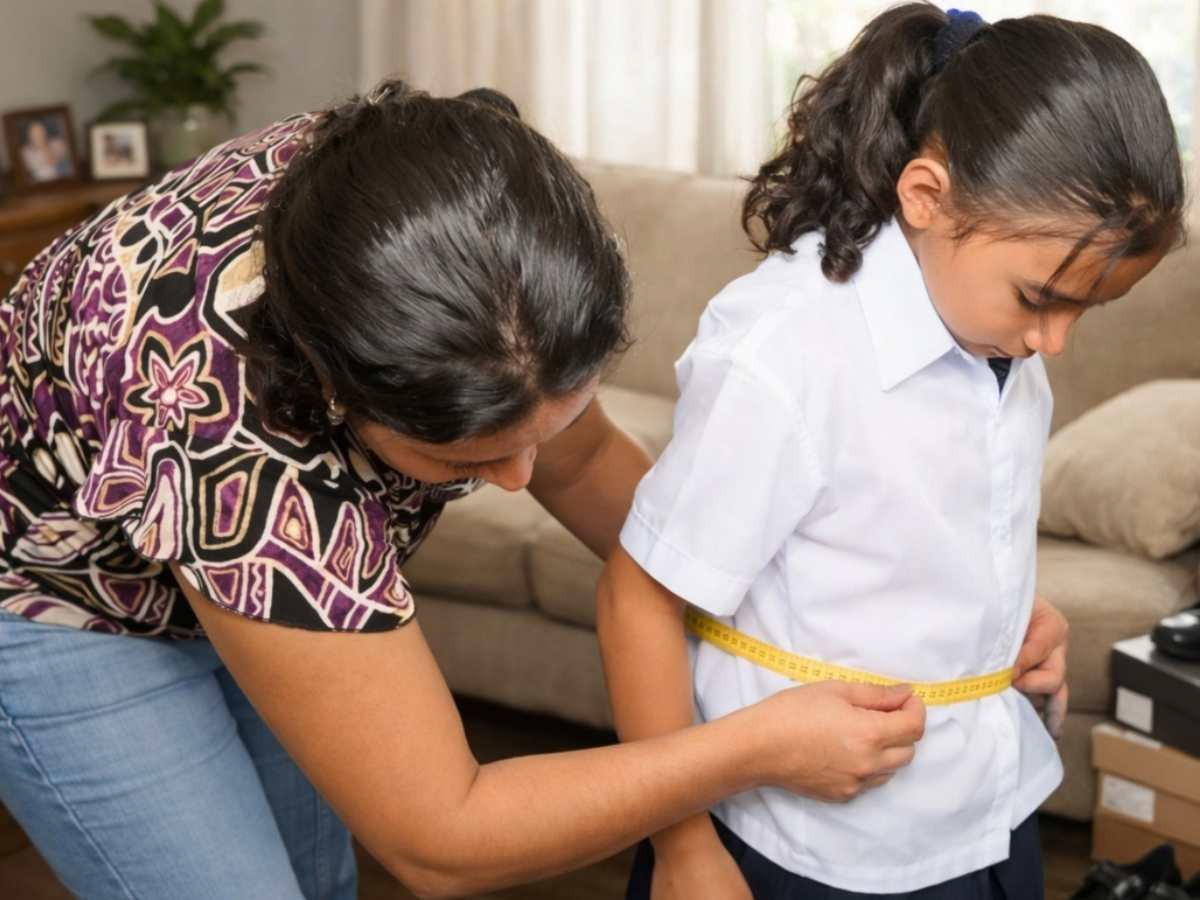Proceso y guía para tomar tallas de uniformes y zapatos del paquete escolar 2026 en El Salvador