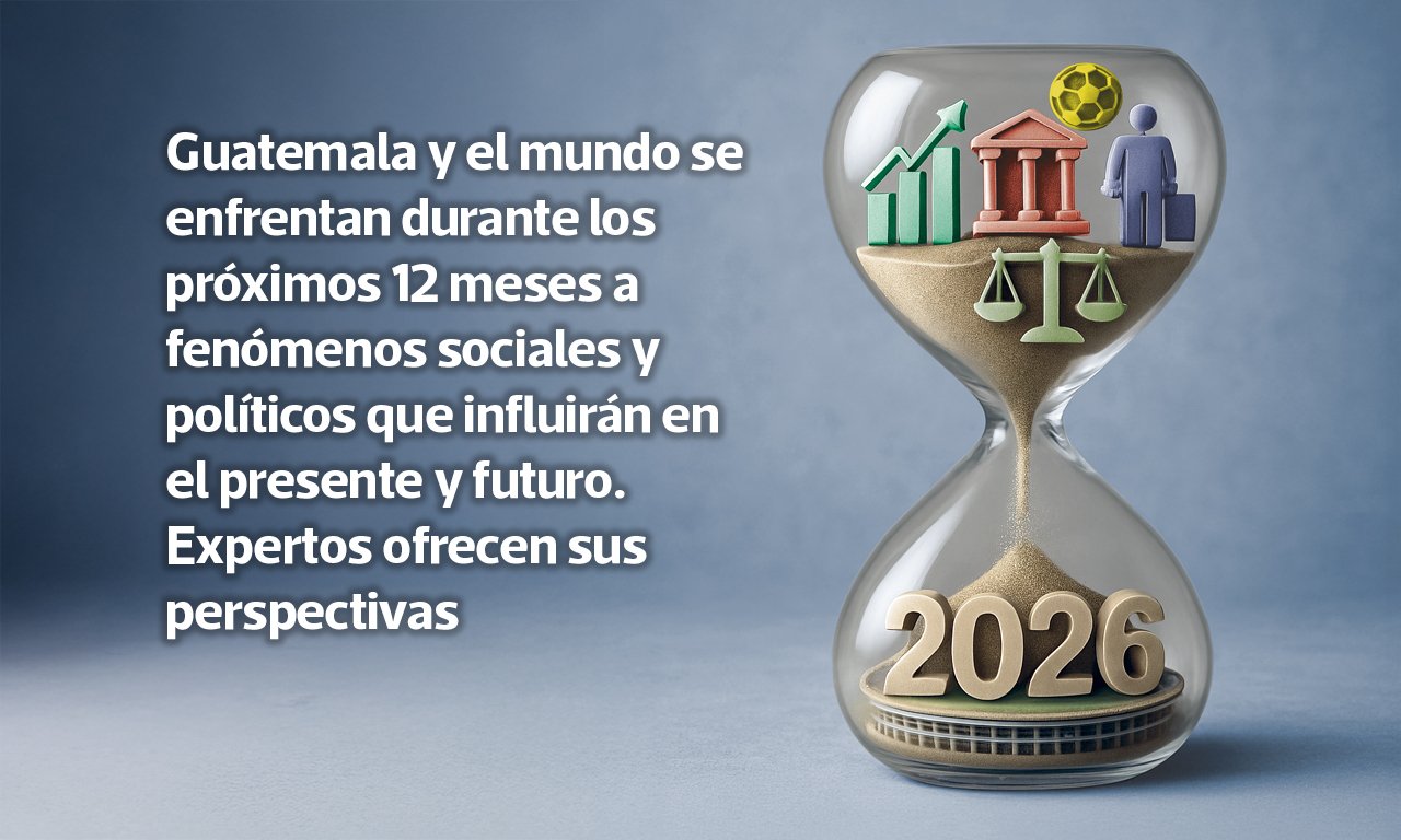 Escenarios 2026: Factores clave que podrían redefinir el rumbo de Guatemala y el mundo