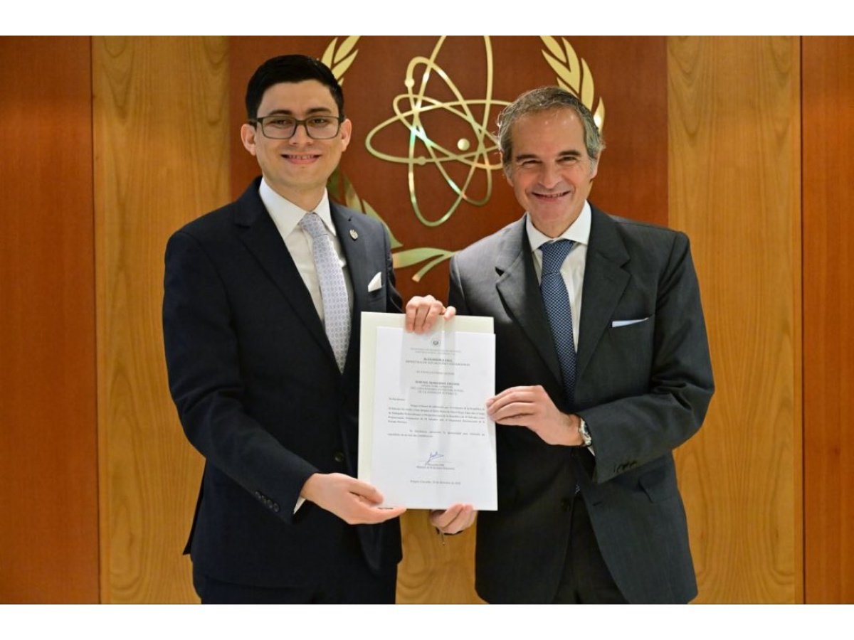 El Salvador fortalece su presencia internacional con nuevo embajador ante el Organismo de Energía Atómica