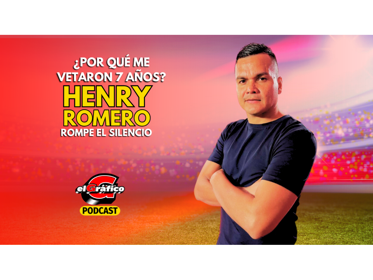 Henry Romero detalla su proceso de recuperación y trayectoria en El Gráfico Podcast