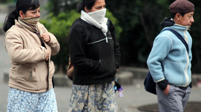 Frente frío se aproxima a Guatemala con vientos de hasta 50 km/h y bajas temperaturas