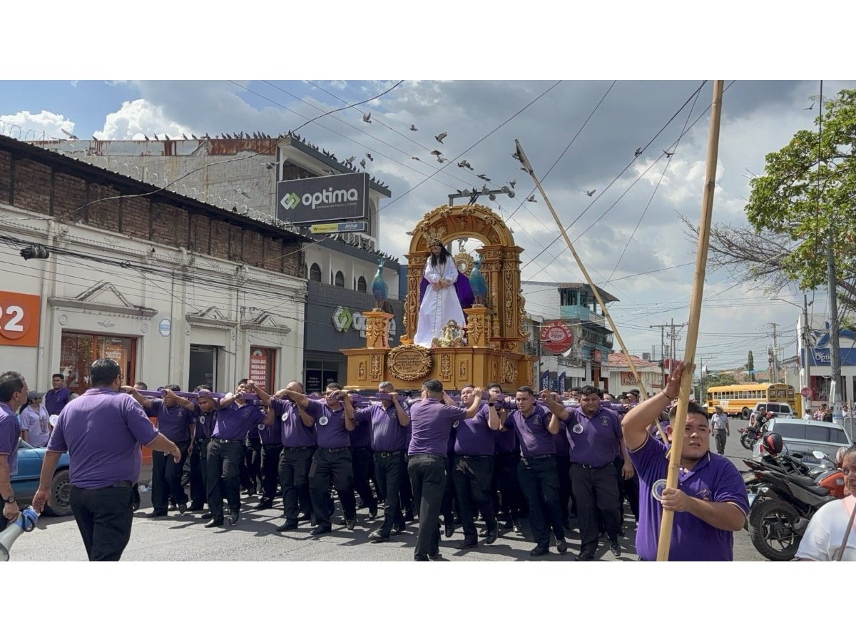 Zacatecoluca celebra 132 años de la procesión de Jesús Cautivo, la más larga de Centroamérica