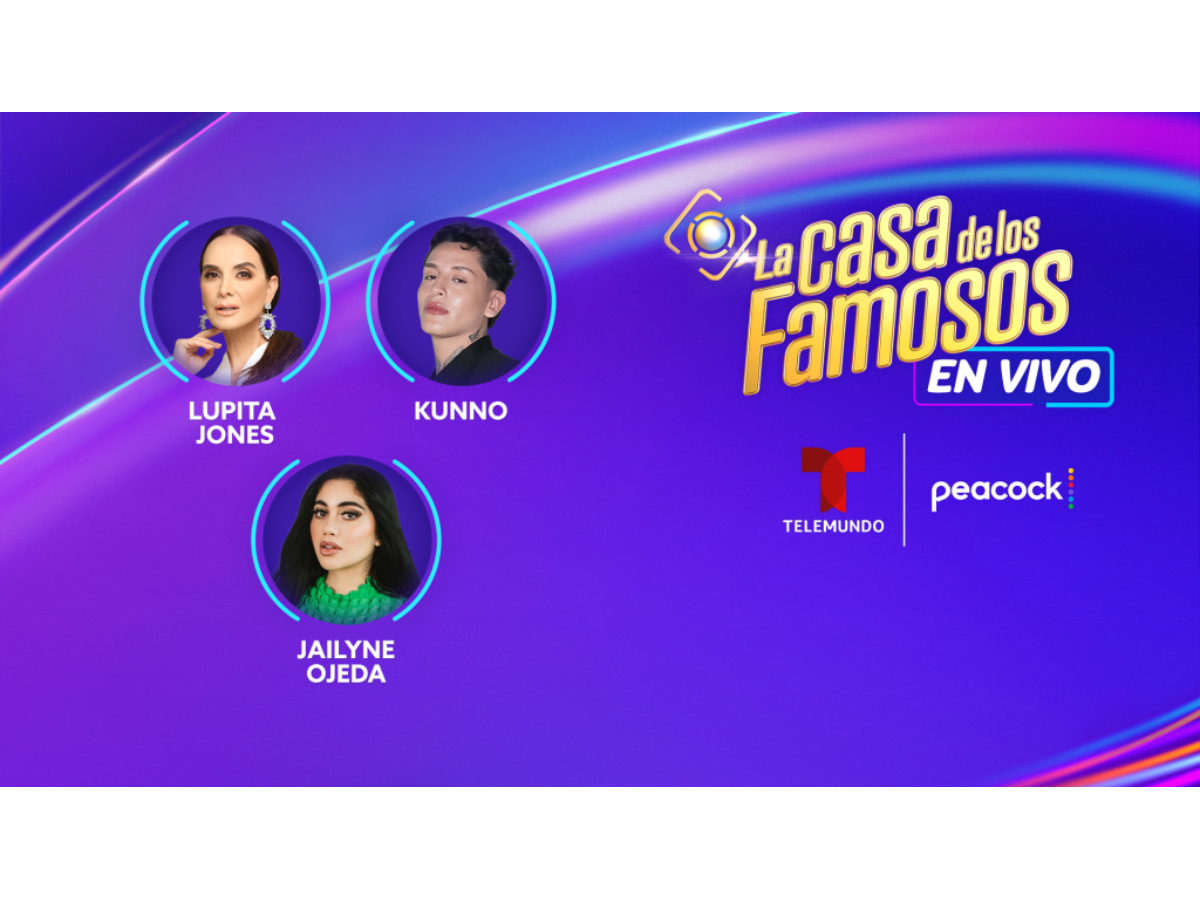 Telemundo confirma a Kunno, Lupita Jones y Jailyne Ojeda para nueva temporada de La Casa de los Famosos