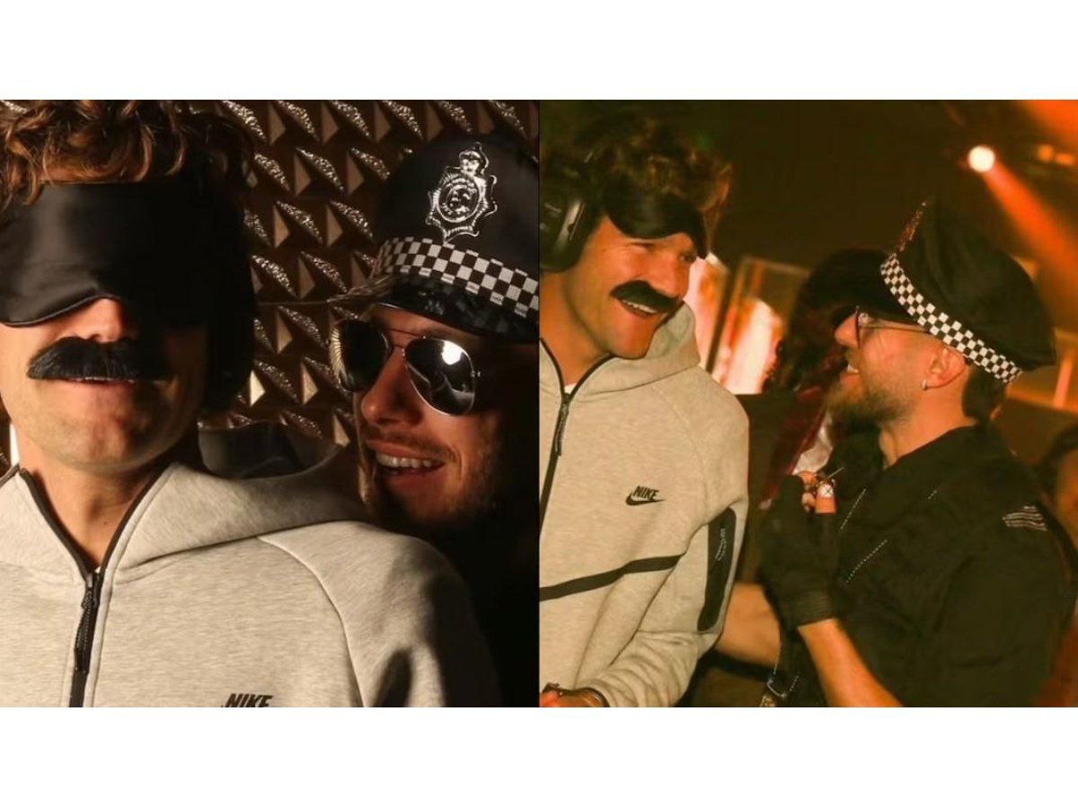 Marcos Alonso y Óscar Mingueza sorprenden con disfraces inspirados en Nicolás Maduro en fiesta de Borja Iglesias