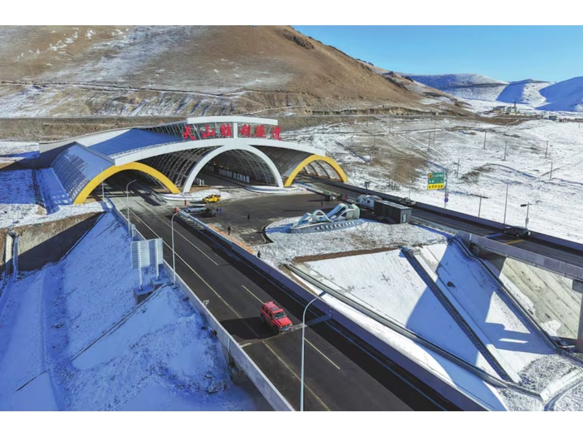 Inauguran el túnel vial más largo del mundo en China que reduce a la mitad un viaje clave