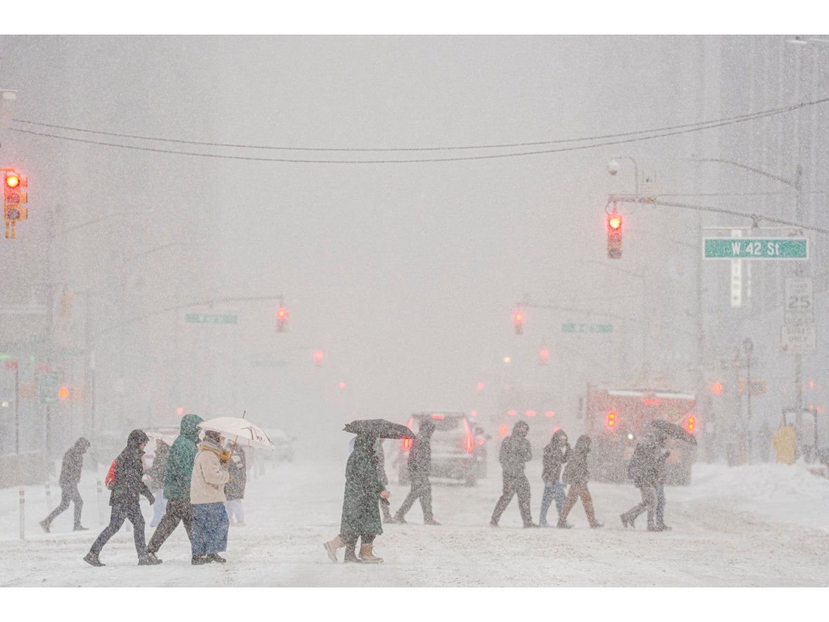 Intensa ola de frío ártico afecta a millones en Estados Unidos con nieve y bajas temperaturas