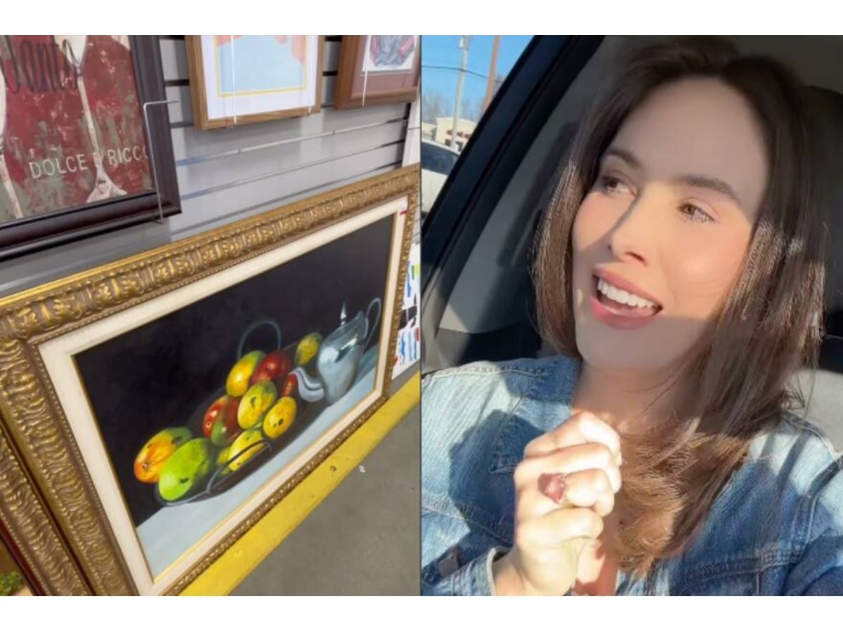 Influencer descubre pintura valiosa por $30 en tienda de segunda mano en EE. UU.