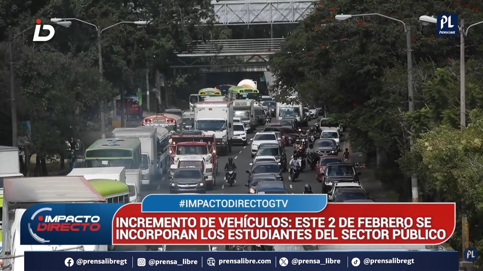 Ciudad de Guatemala enfrentará colapso vial con más de 1.2 millones de vehículos desde el 2 de febrero