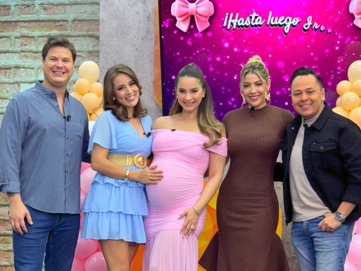 Irene Castillo inicia licencia de maternidad tras emotiva despedida en Arriba mi Gente