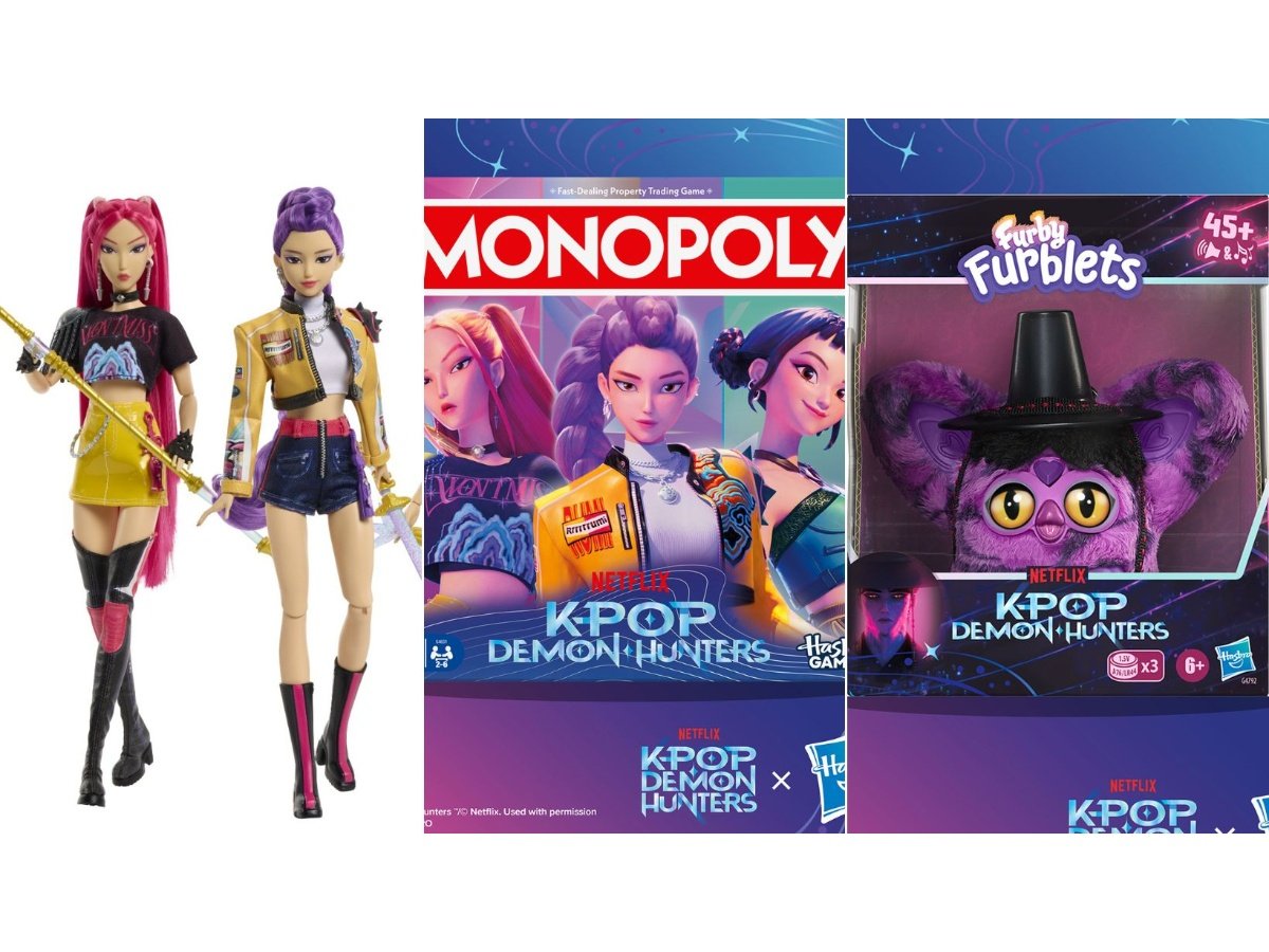 Mattel y Hasbro lanzan línea oficial de juguetes inspirados en KPop Demon Hunters