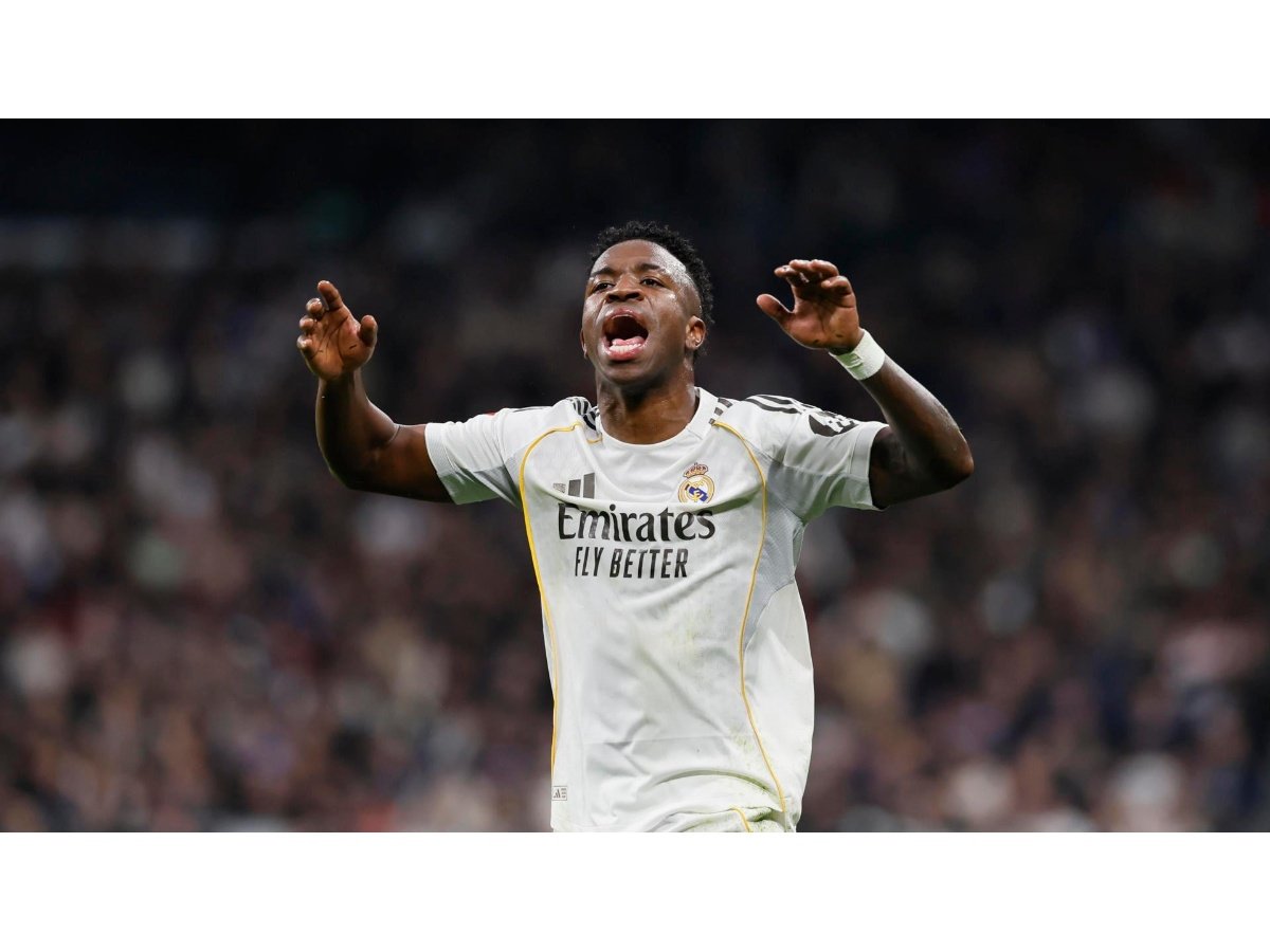 Vinícius Junior queda fuera del partido en Mestalla por acumulación de amarillas