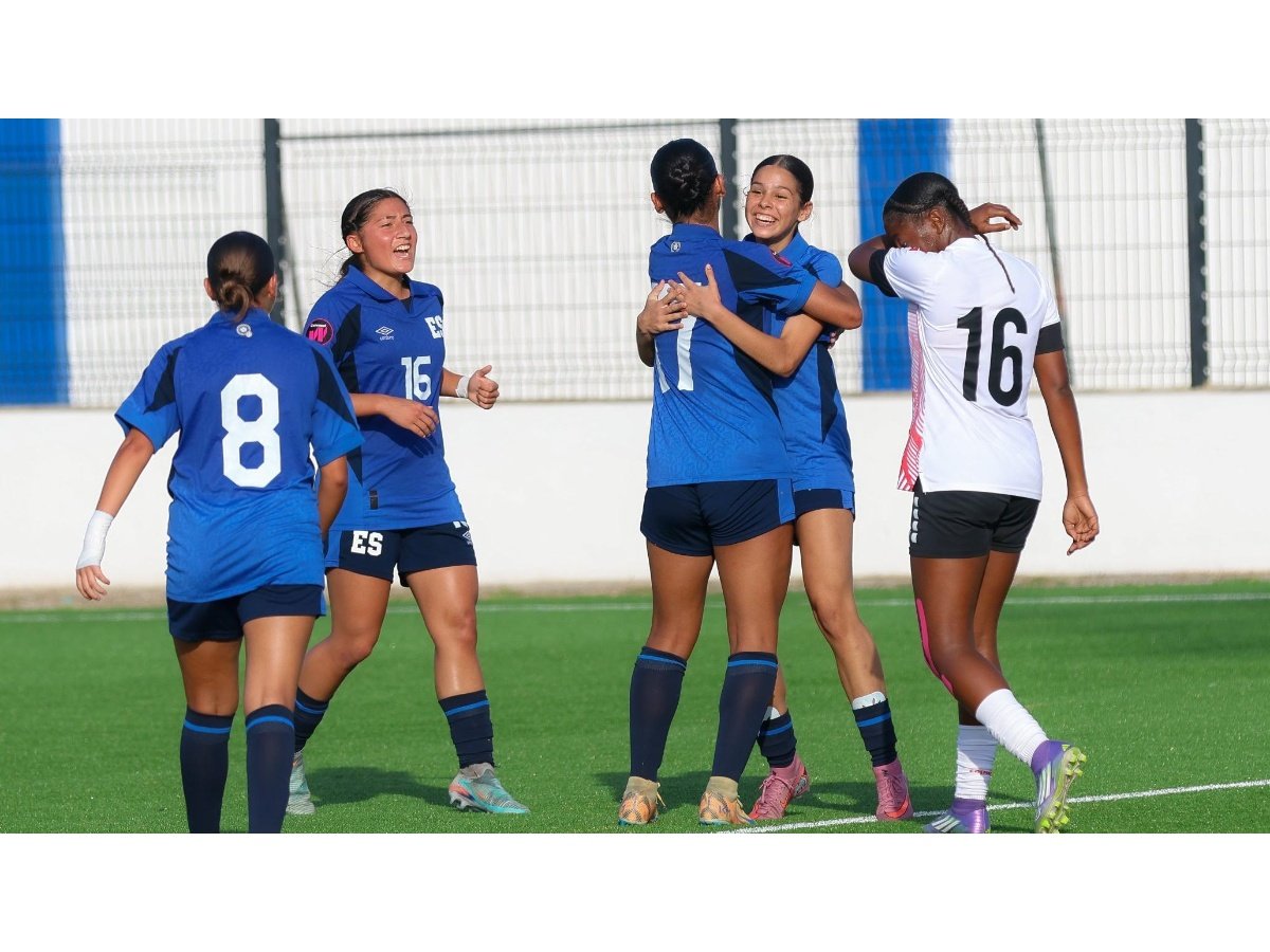 El Salvador Sub-17 Femenina avanza con contundente victoria 7-0 sobre Trinidad y Tobago al Premundial