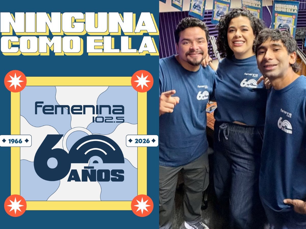 Radio Femenina 102.5 FM celebra 60 años como referente de la radiodifusión juvenil en El Salvador