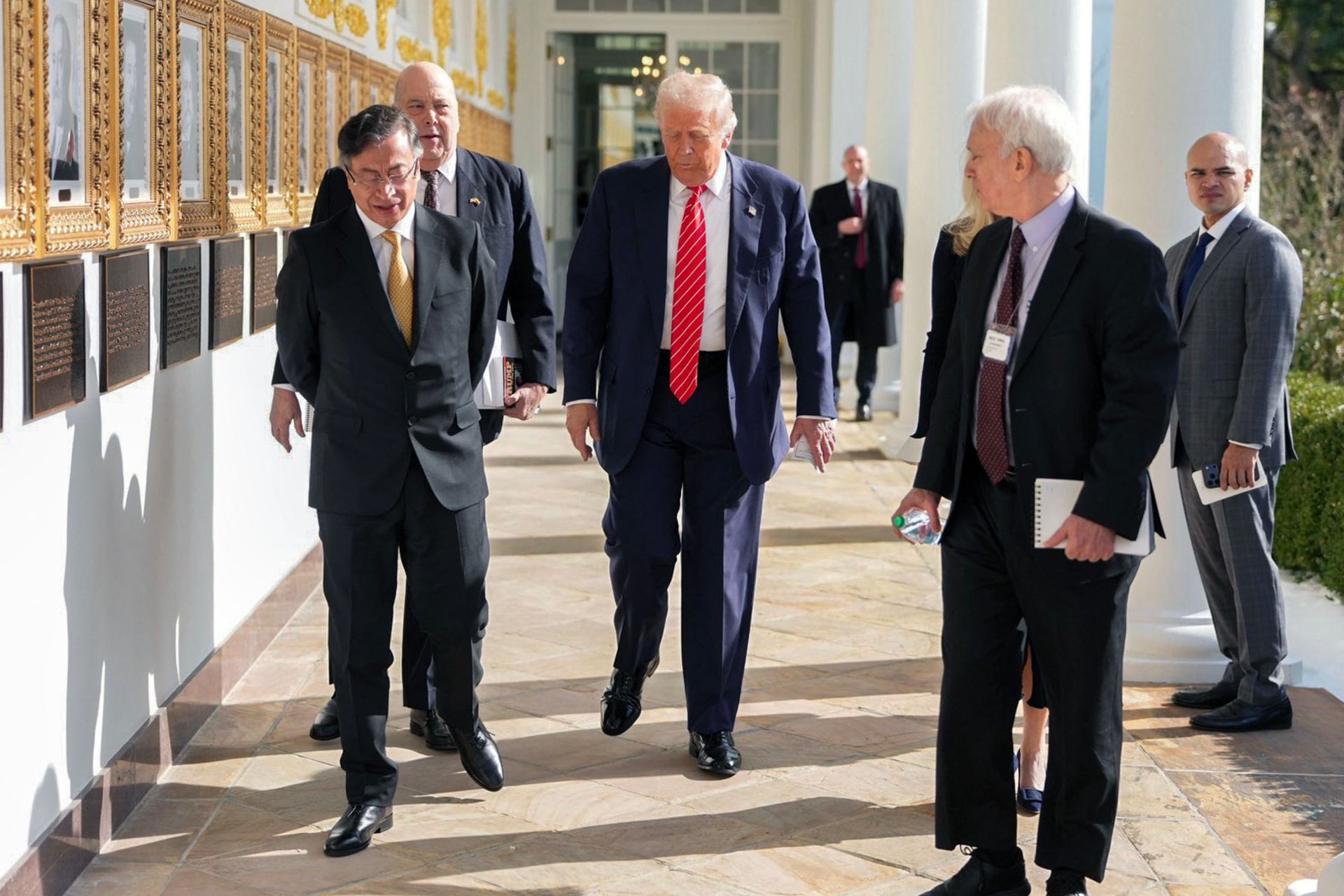 Donald Trump y Gustavo Petro se reúnen en la Casa Blanca para abordar narcotráfico y cooperación bilateral