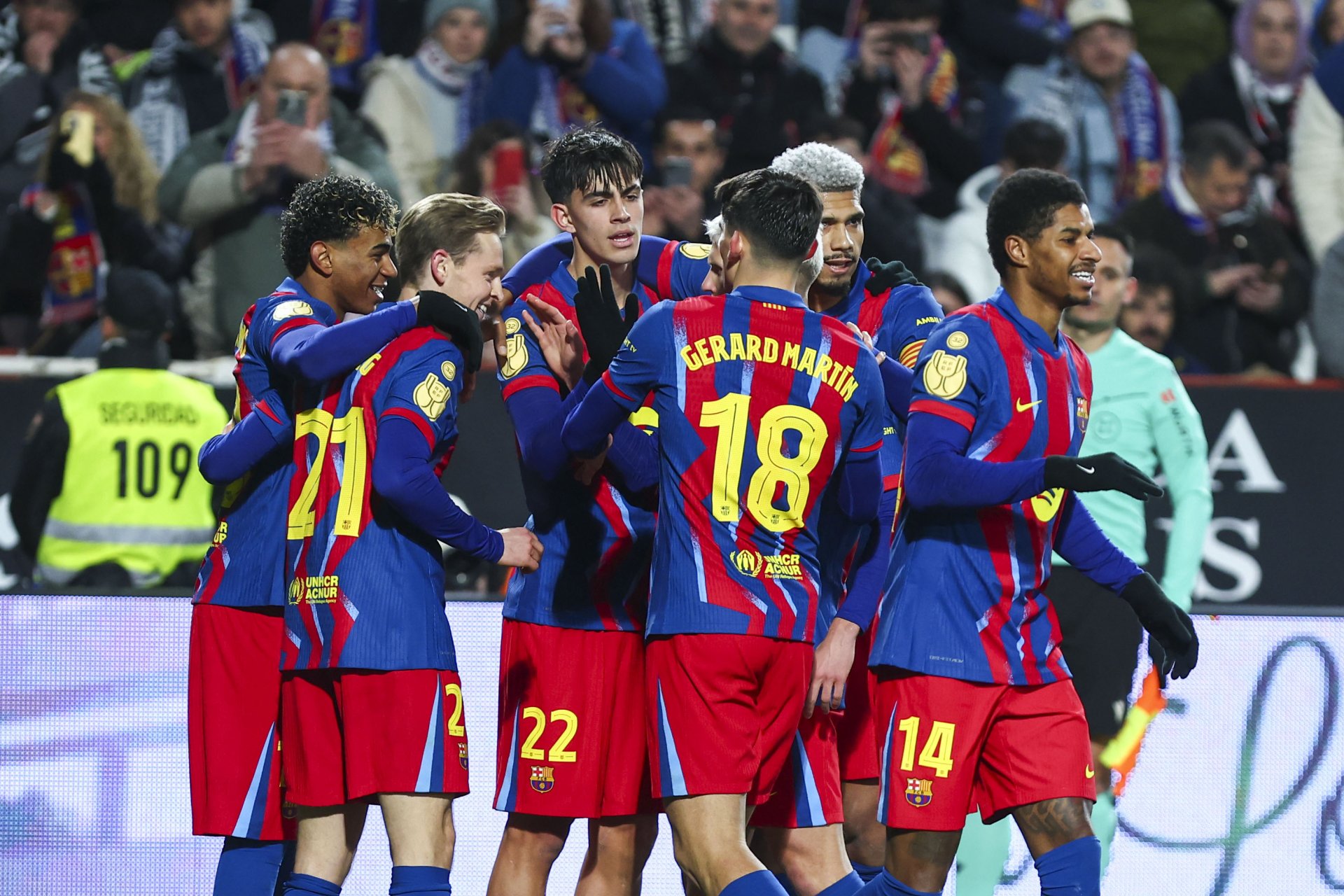 Yamal y Araujo lideran al Barcelona a semifinales de la Copa del Rey en un duelo dramático frente al Albacete