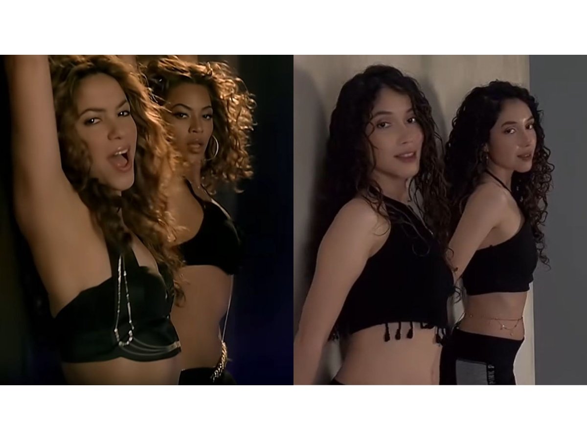 Gemelas salvadoreñas recrean “Beautiful Liar” y formarán parte del tour de Shakira en El Salvador