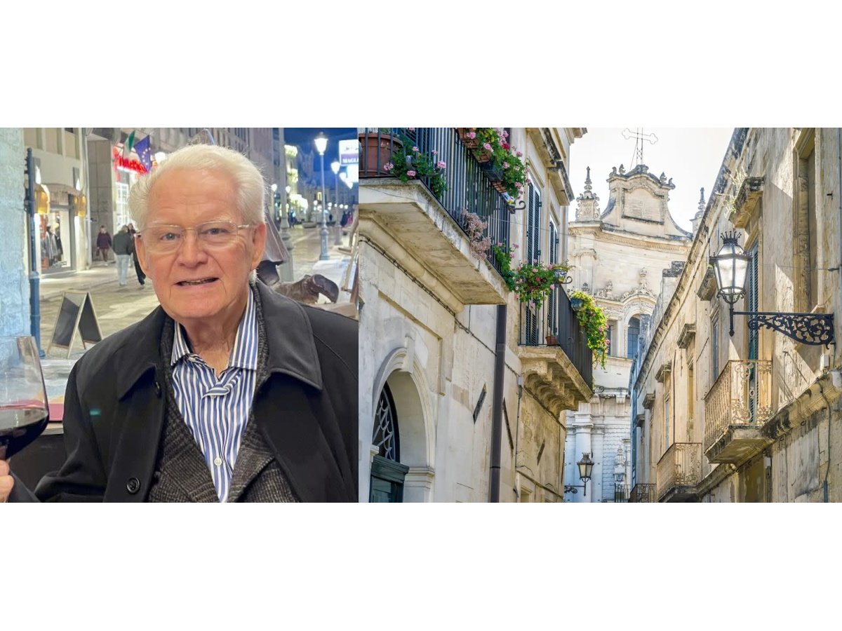 A los 80 años, arquitecto y empresario estadounidense inicia nueva vida en el sur de Italia