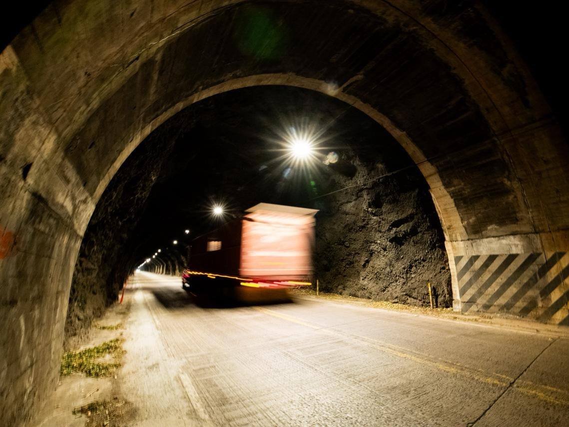 Carretera del Litoral: finalizan trabajos de iluminación en túneles clave para seguridad vial