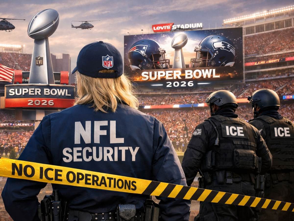 NFL confirma que no habrá agentes del ICE en el operativo de seguridad del Super Bowl 2026