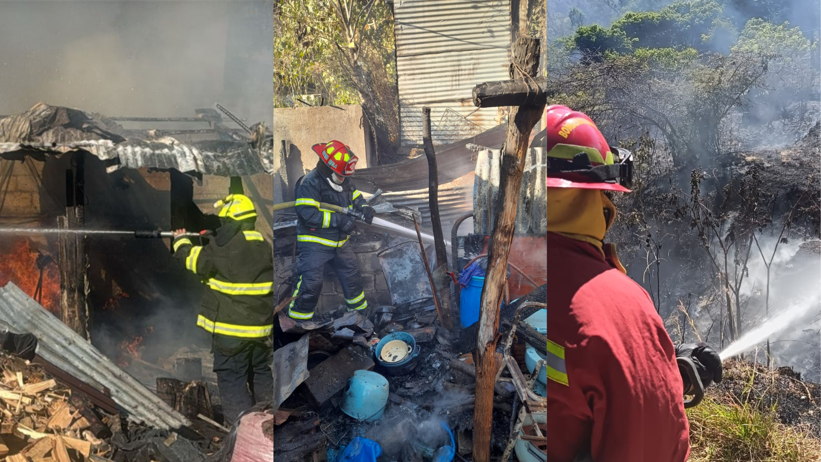 Incendios afectan viviendas y bosques en Guatemala; Conred advierte sobre origen humano