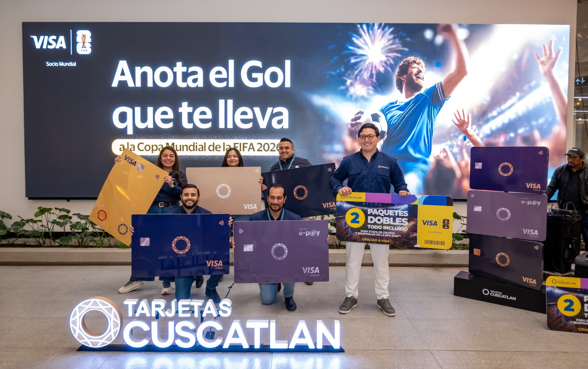 Tarjetas CUSCATLAN impulsa la pasión por el fútbol con una promoción rumbo a la Copa Mundial FIFA 2026