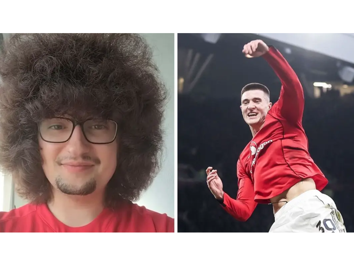 Aficionado del Manchester United a un triunfo de cumplir peculiar promesa tras 490 días sin cortarse el cabello