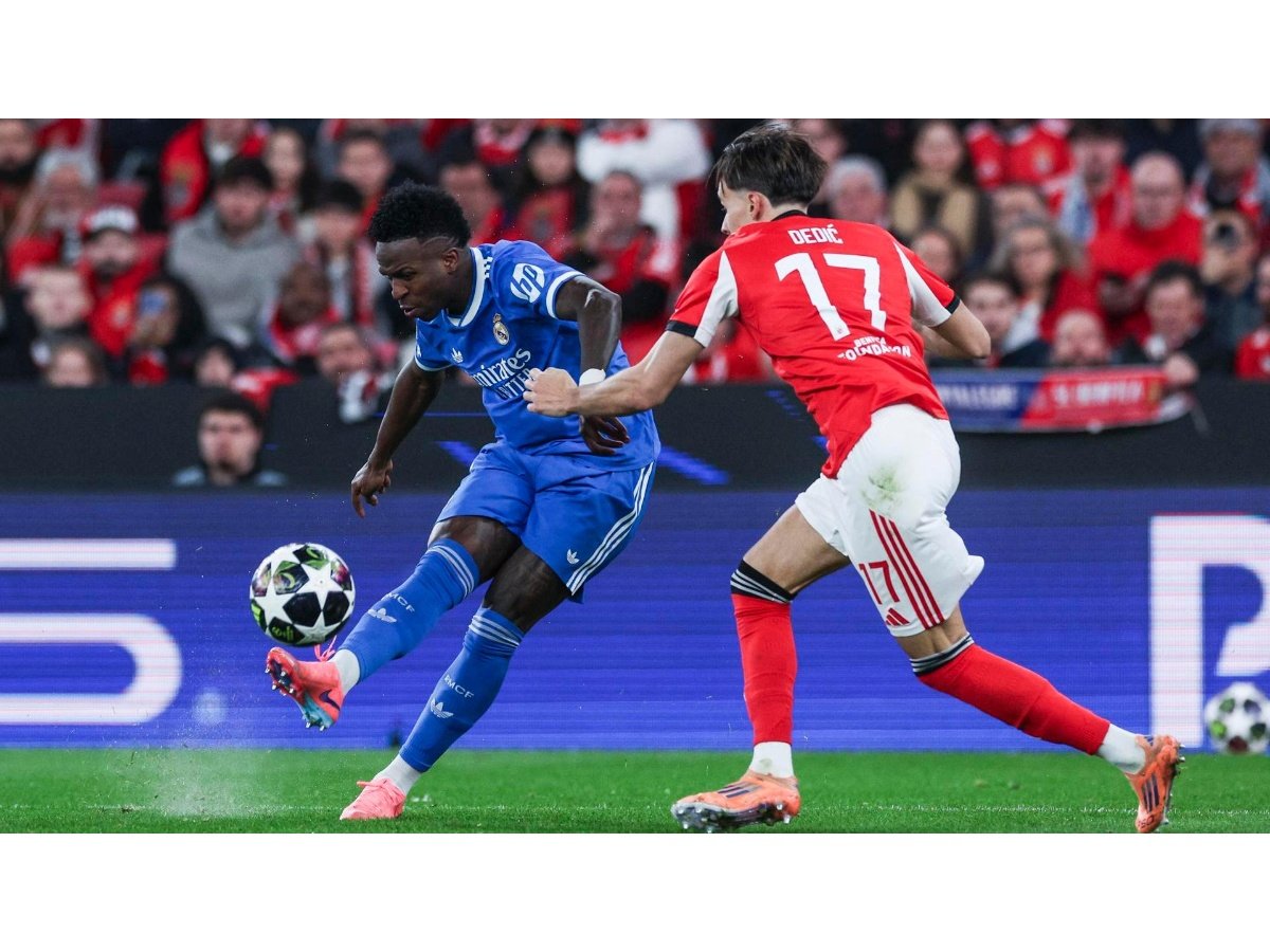 Real Madrid derrota al Benfica con gol de Vinícius en partido marcado por tensión y expulsiones