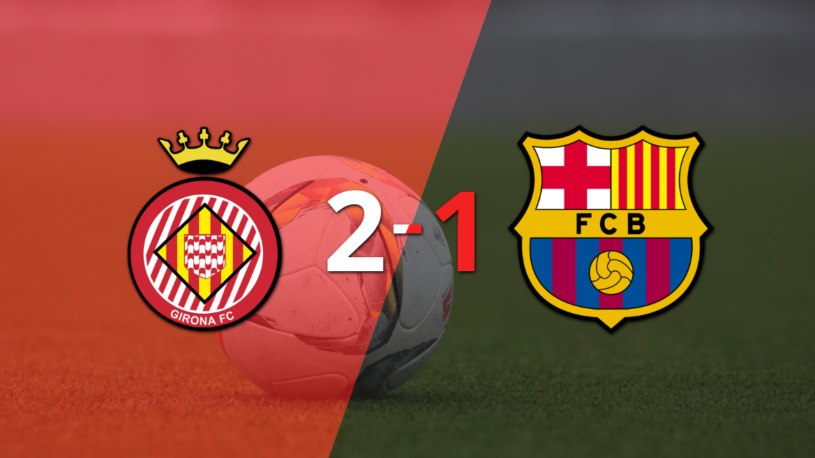 Girona remonta y vence 2-1 al Barcelona en emocionante duelo de la Liga en Montilivi