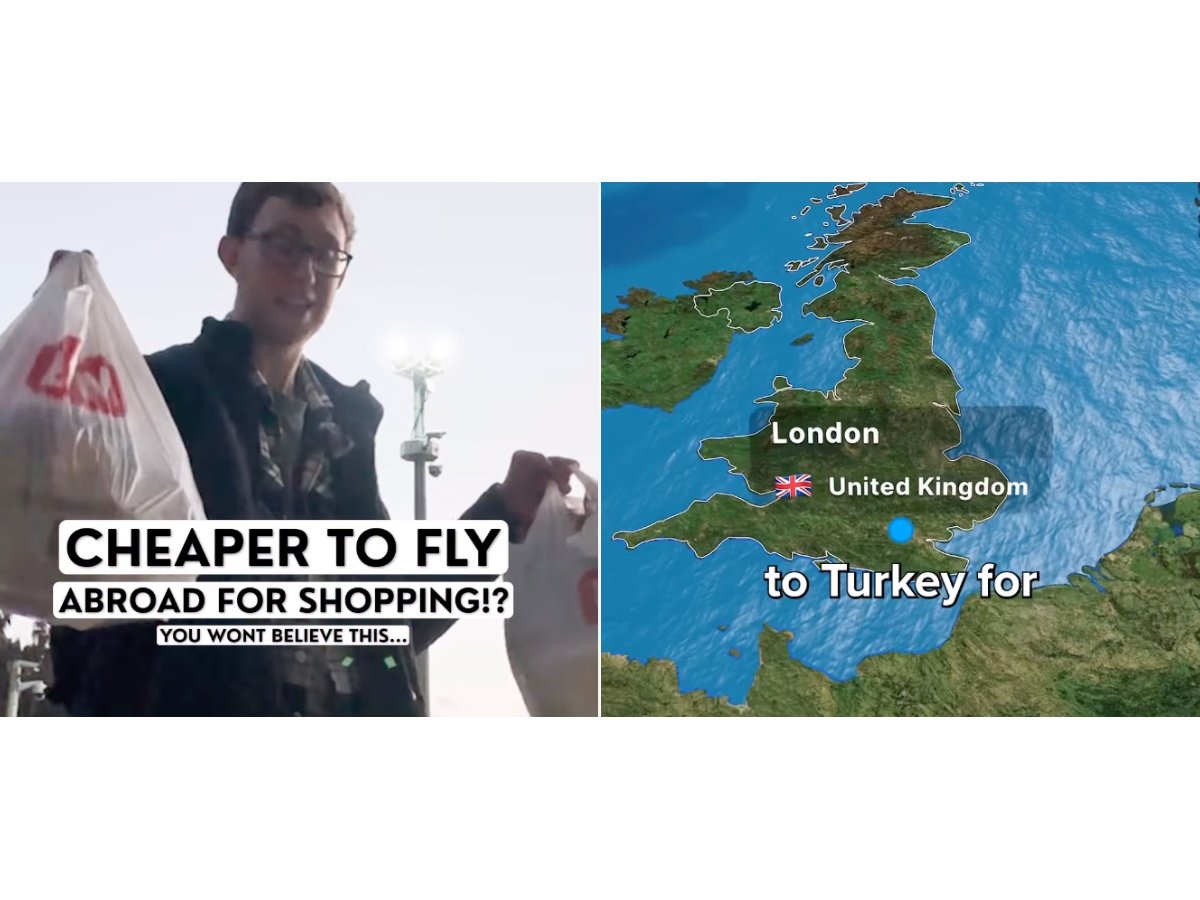 Cazador de ofertas viaja de Londres a Turquía para hacer compras y revela cuánto ahorró