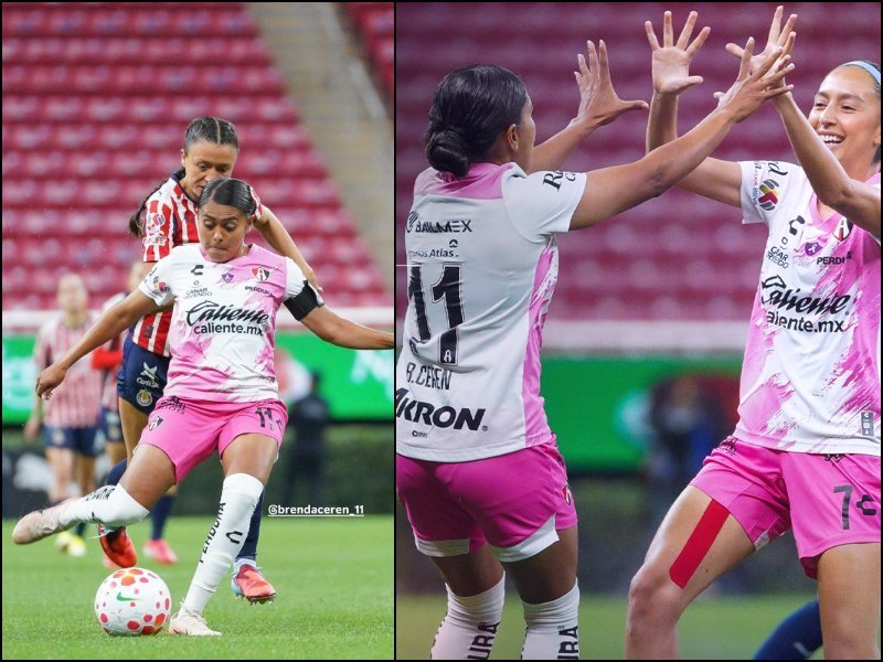 Brenda Cerén destaca con un golazo en el Clásico Tapatío femenino entre Atlas y Chivas