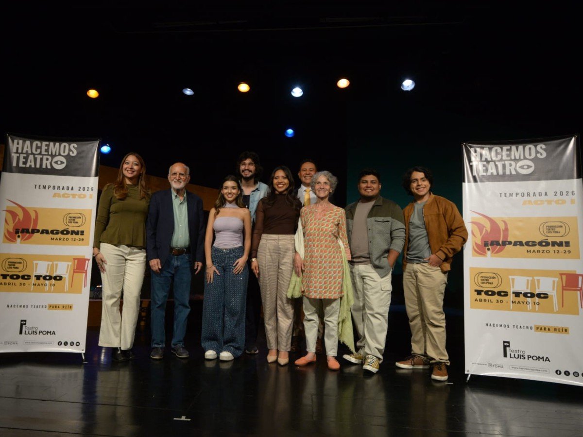 Temporada 2026 del Teatro Luis Poma inicia con comedias ‘Apagón’ y ‘Toc Toc’