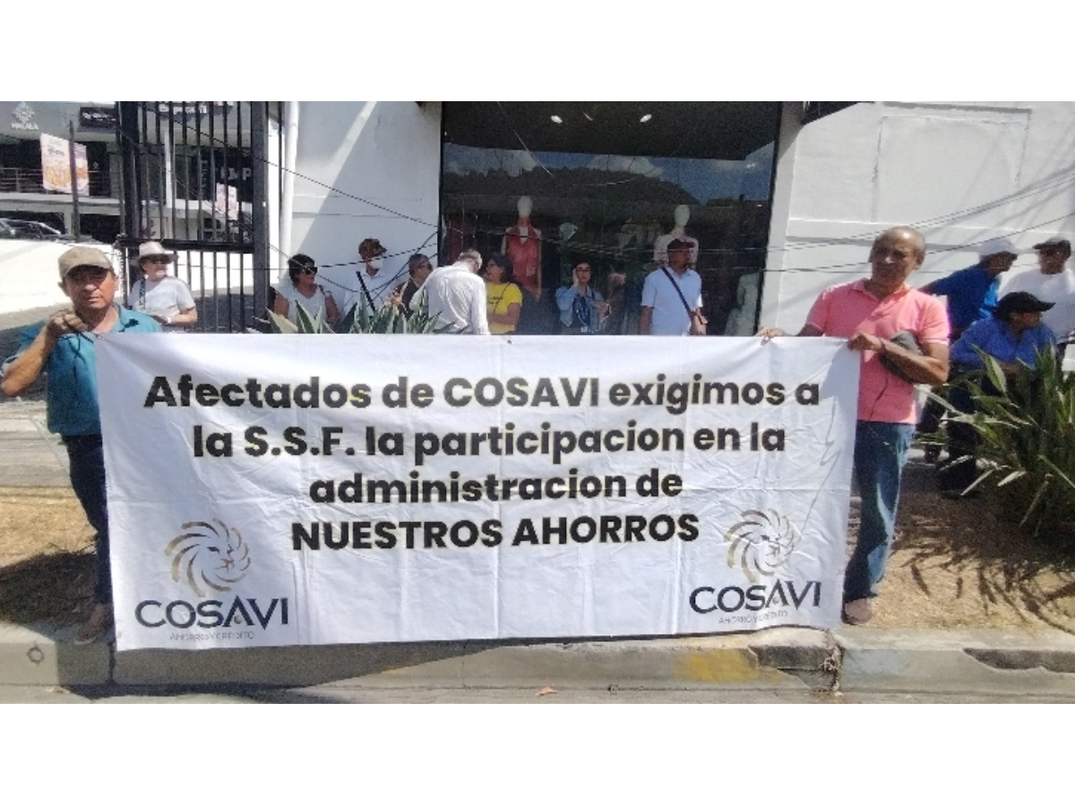 Víctimas del desfalco en COSAVI exigen apoyo internacional ante estancamiento judicial