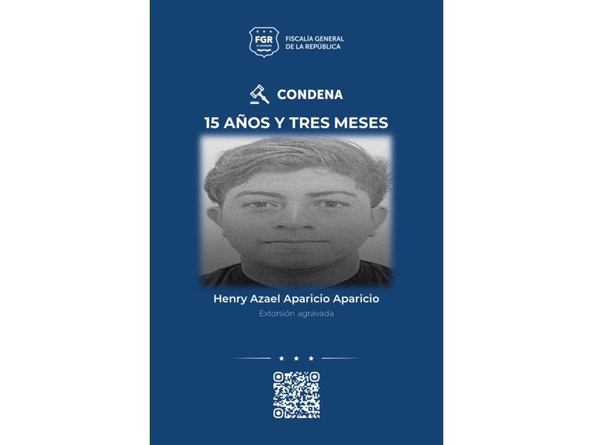 Condenan a más de 15 años de prisión a hombre por extorsión y agresión en Cuscatlán