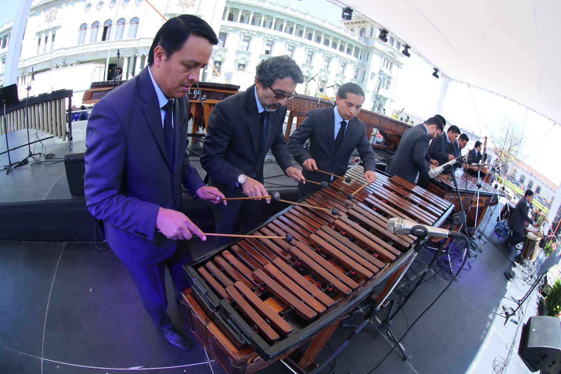 Celebración del Día Nacional de la Marimba 2026 en la Plaza de la Constitución de Guatemala