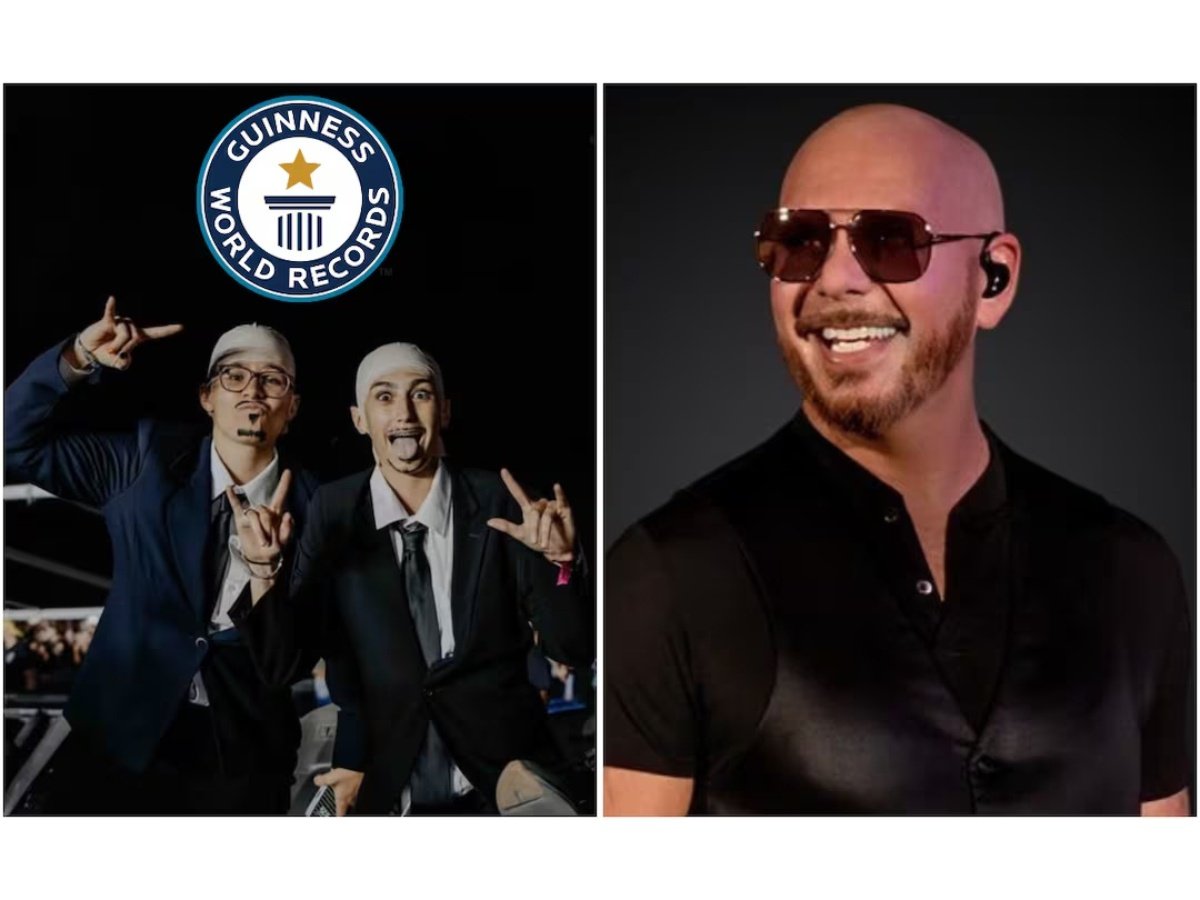 Pitbull impulsa récord Guinness con la mayor reunión mundial de personas con calvas postizas