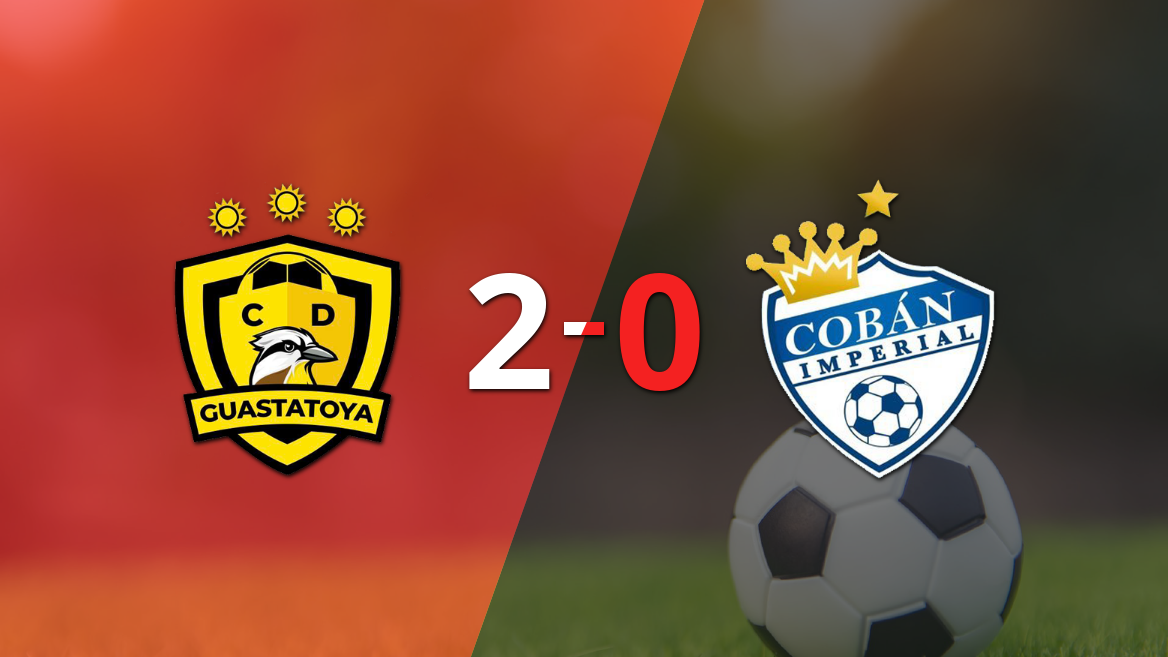 Víctor Ávalos lidera triunfo 2-0 de Guastatoya sobre Cobán Imperial en Clausura