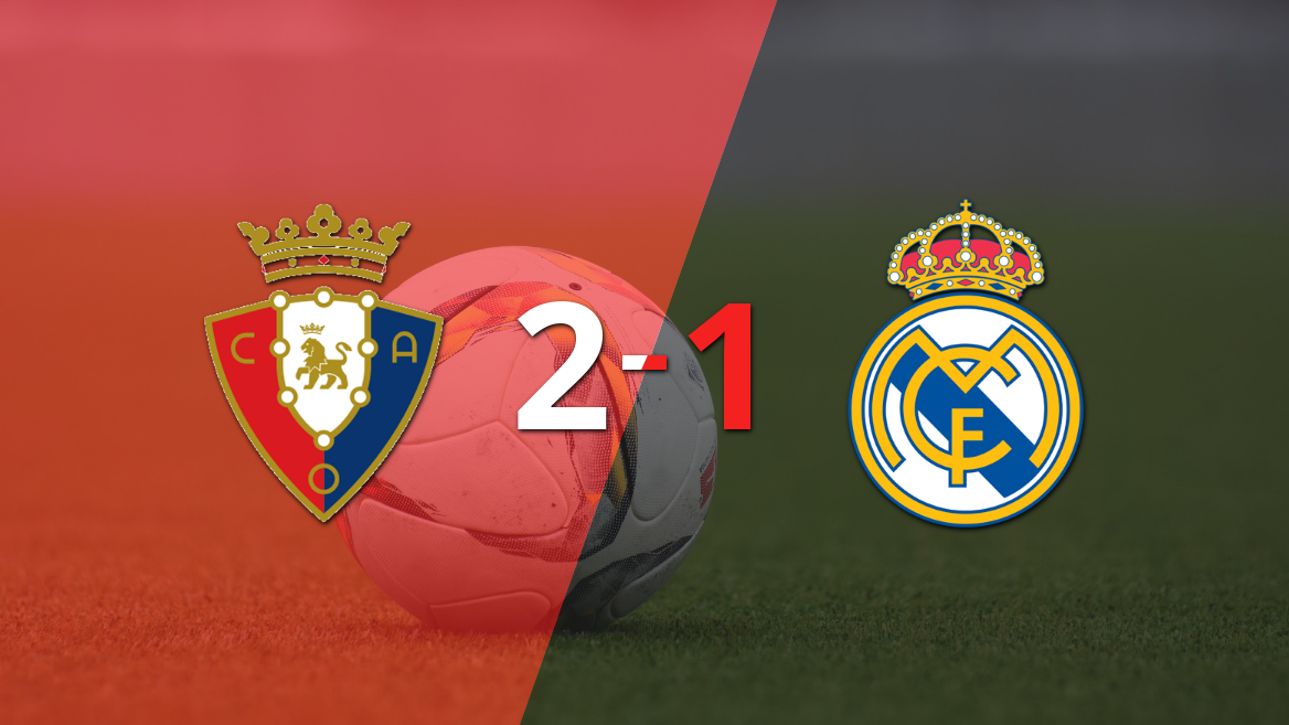 Osasuna derrota al Real Madrid 2-1 con gol agónico en el estadio El Sadar