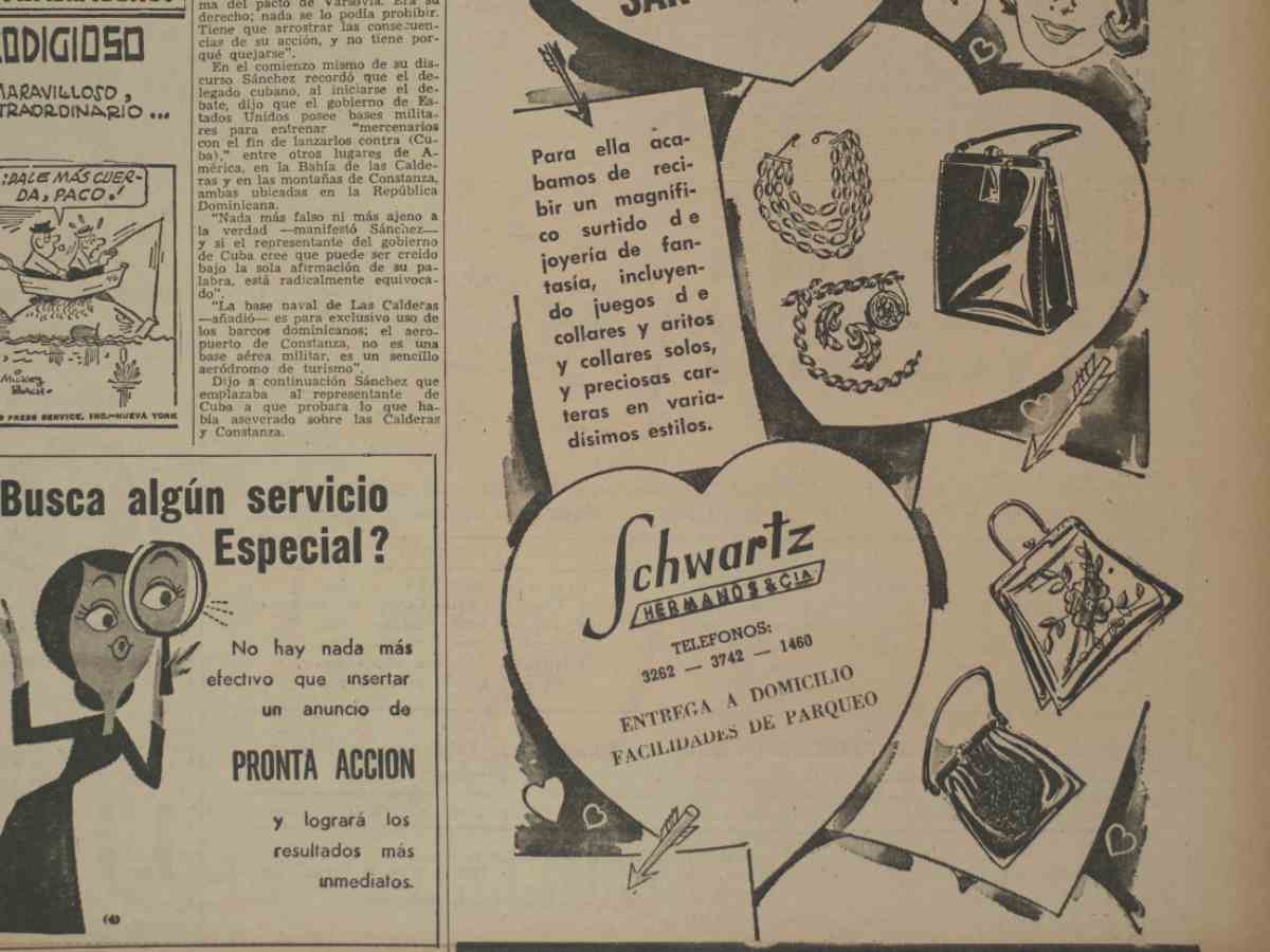 Evolución de la celebración del amor en El Salvador entre 1958 y 1971 a través de la publicidad