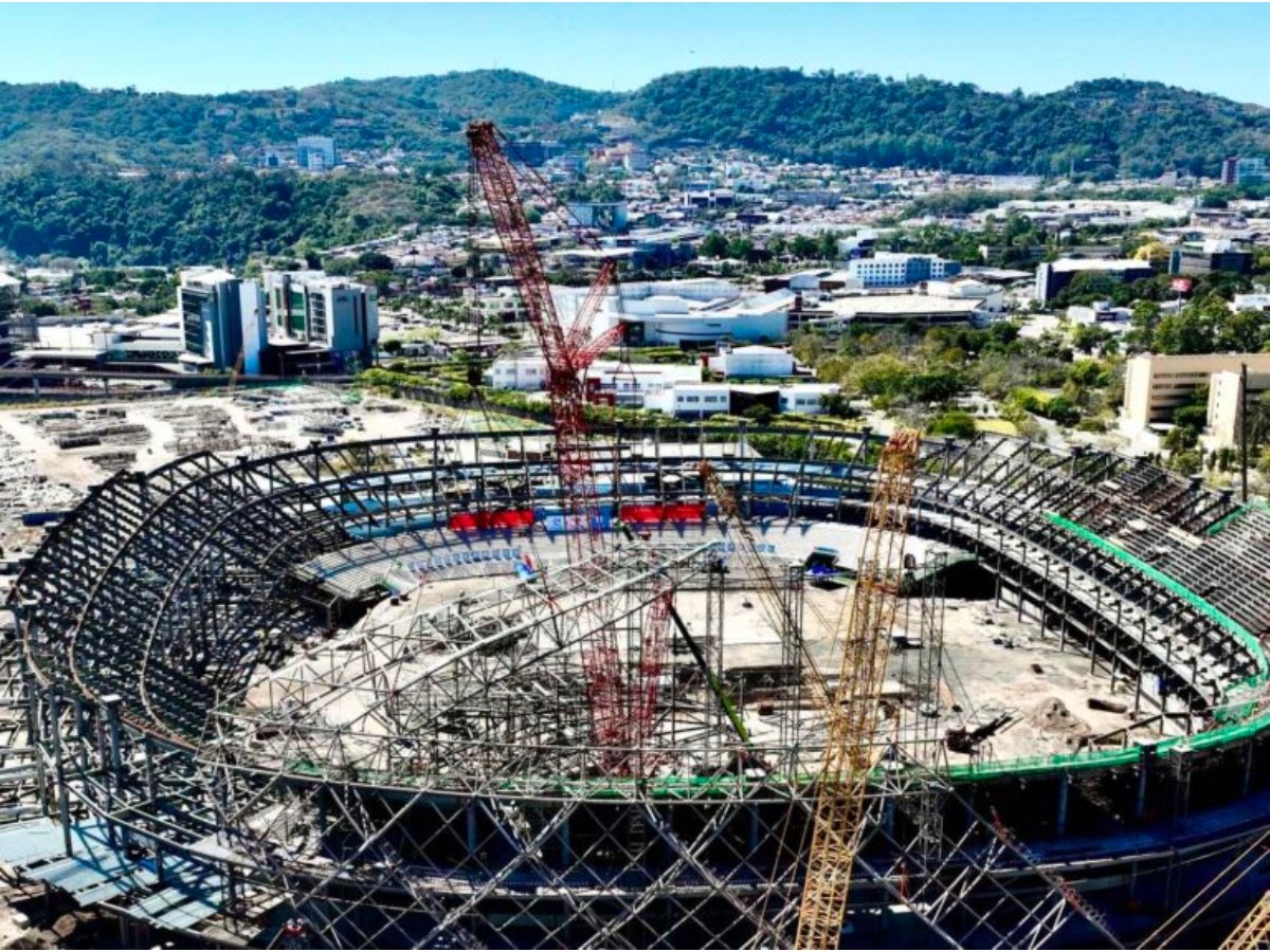 Avanza la construcción del Estadio Nacional El Salvador, el más grande de Centroamérica