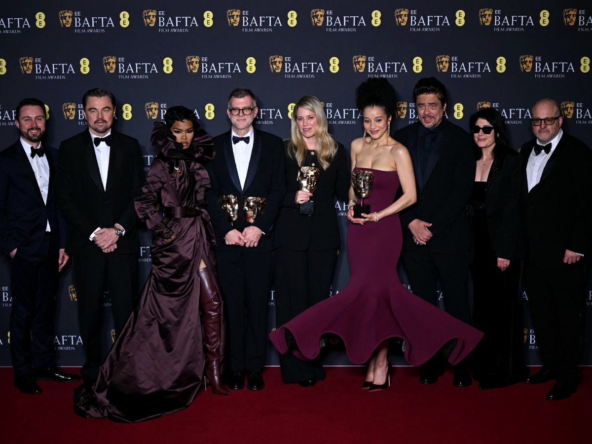 One Battle After Another arrasa con seis premios en los BAFTA 2024; Marty Supreme sin galardones