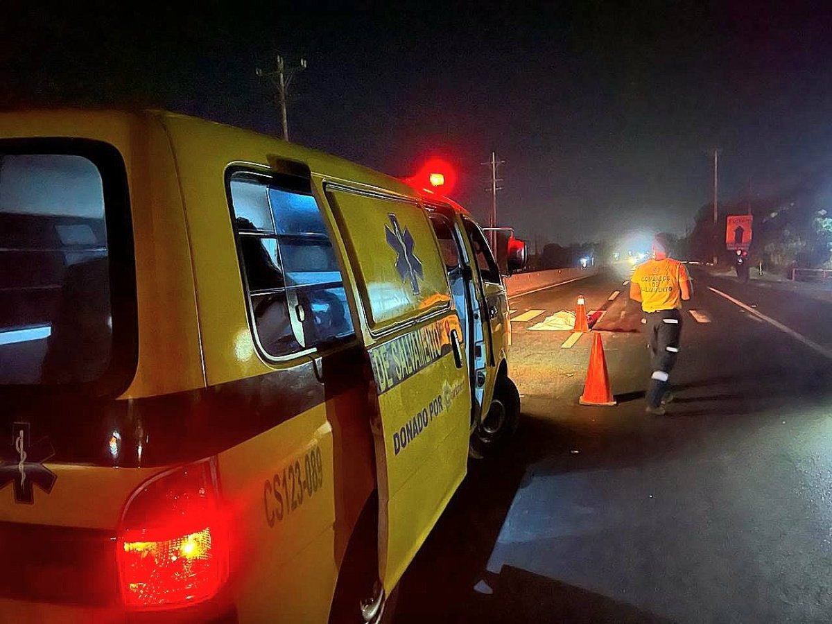 Cuatro fallecidos en accidentes de tránsito registrados este domingo en El Salvador