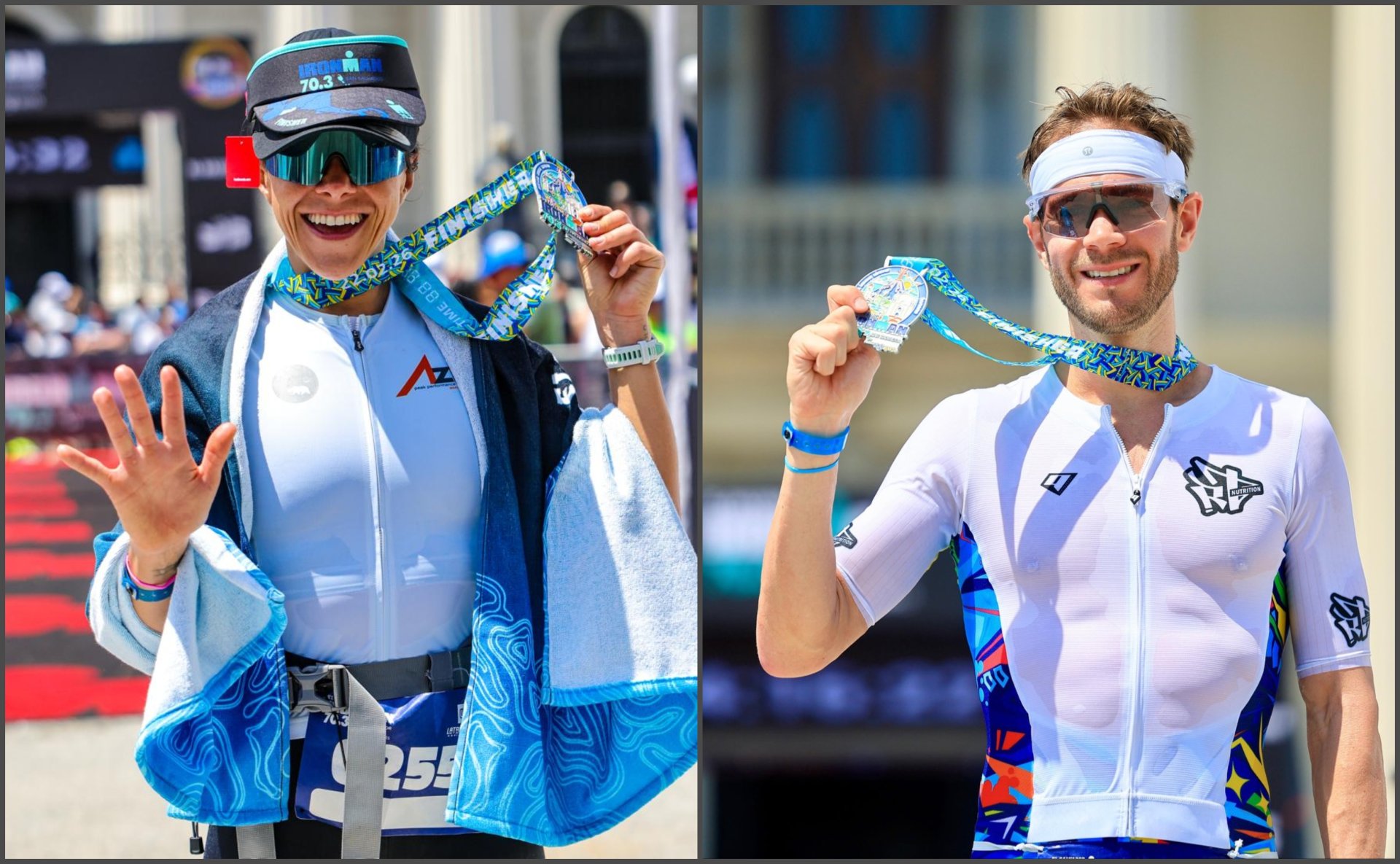 Raúl Tejada y Ana García Rodas destacan en Ironman 70.3 y enorgullecen a Guatemala