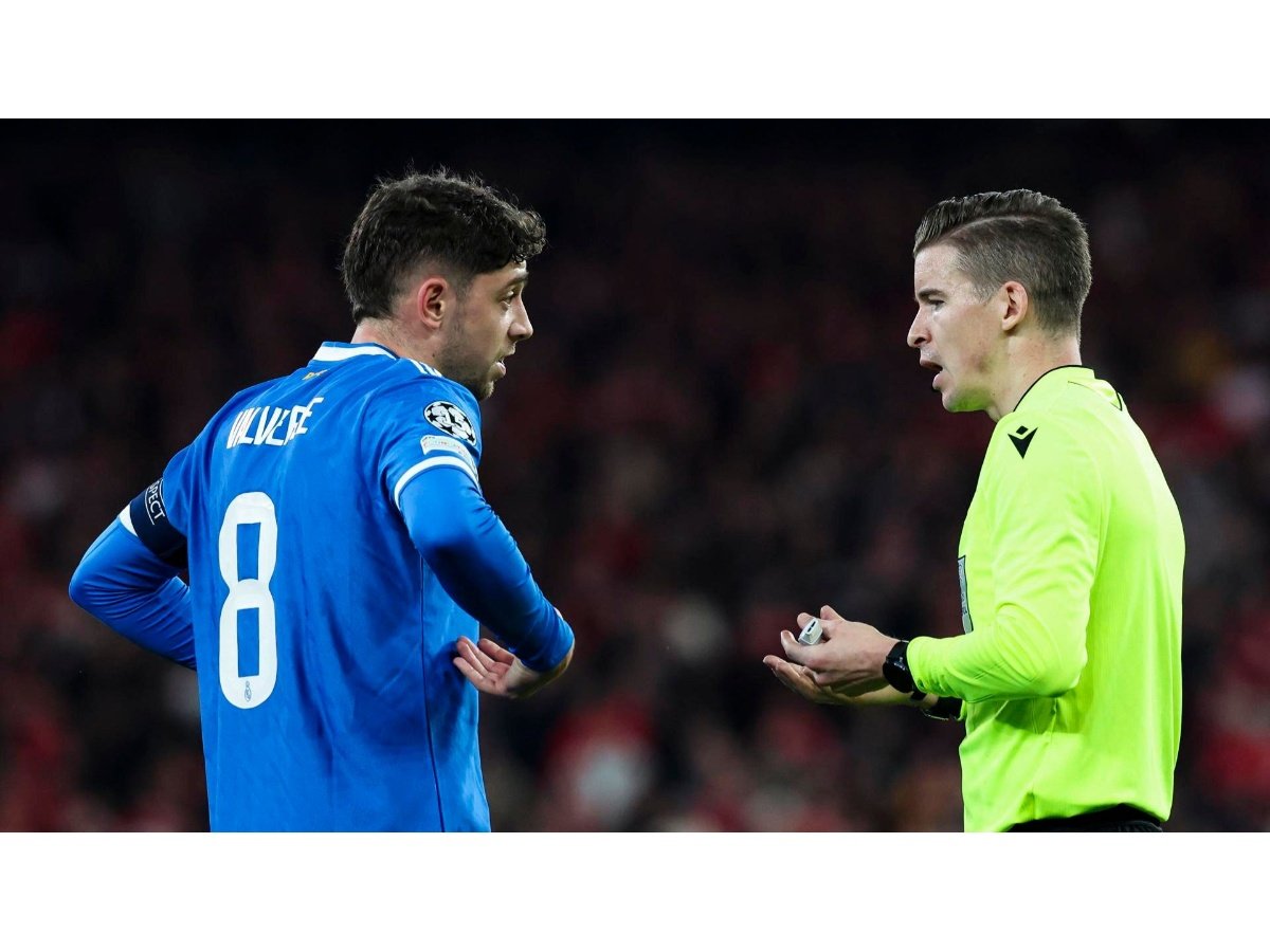 UEFA archiva denuncia del Benfica contra Fede Valverde tras polémica en Champions League UEFA archiva denuncia del Benfica contra Fede Valverde tras polémica en Champions League