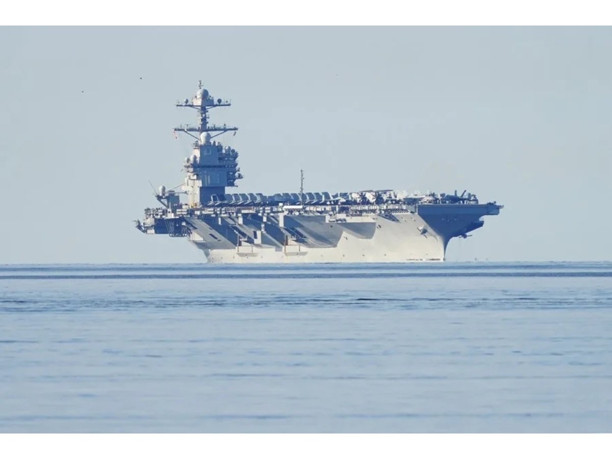 Prolongado despliegue del portaaviones USS Gerald R. Ford genera tensión entre militares de EE.UU.