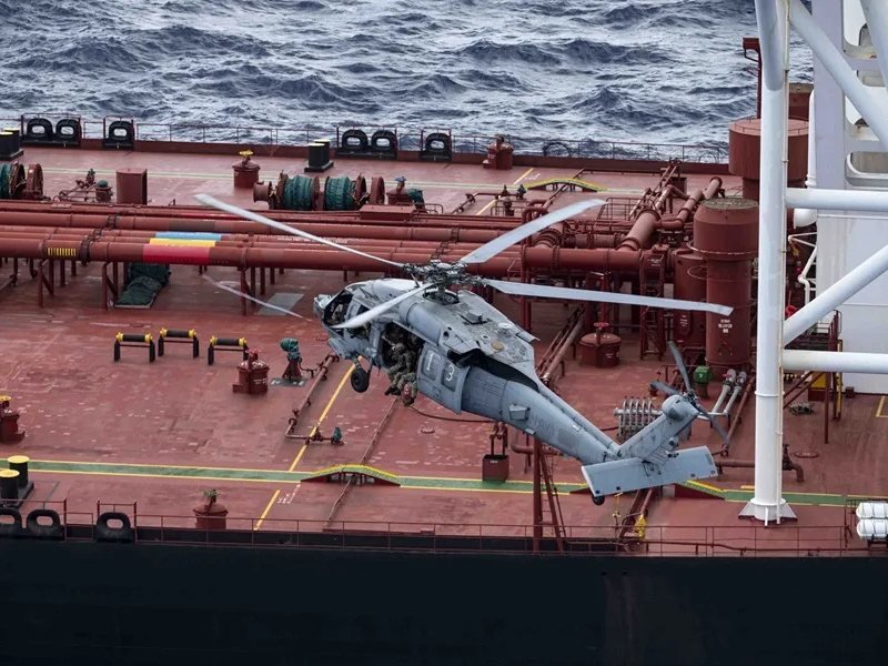 Estados Unidos intercepta tercer petrolero en el océano Índico por violar bloqueo en el Caribe