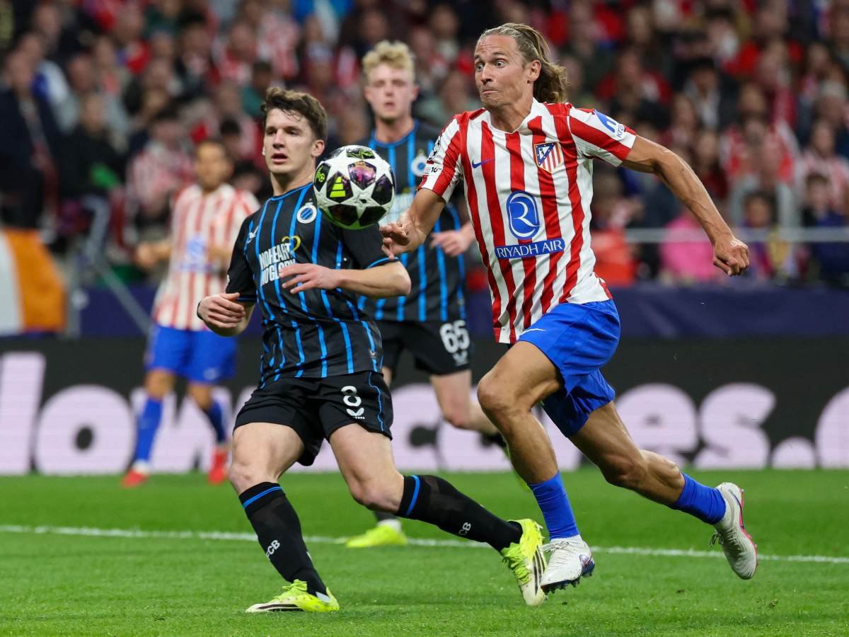 Atlético de Madrid avanza a octavos de Champions tras goleada 4-1 al Brujas