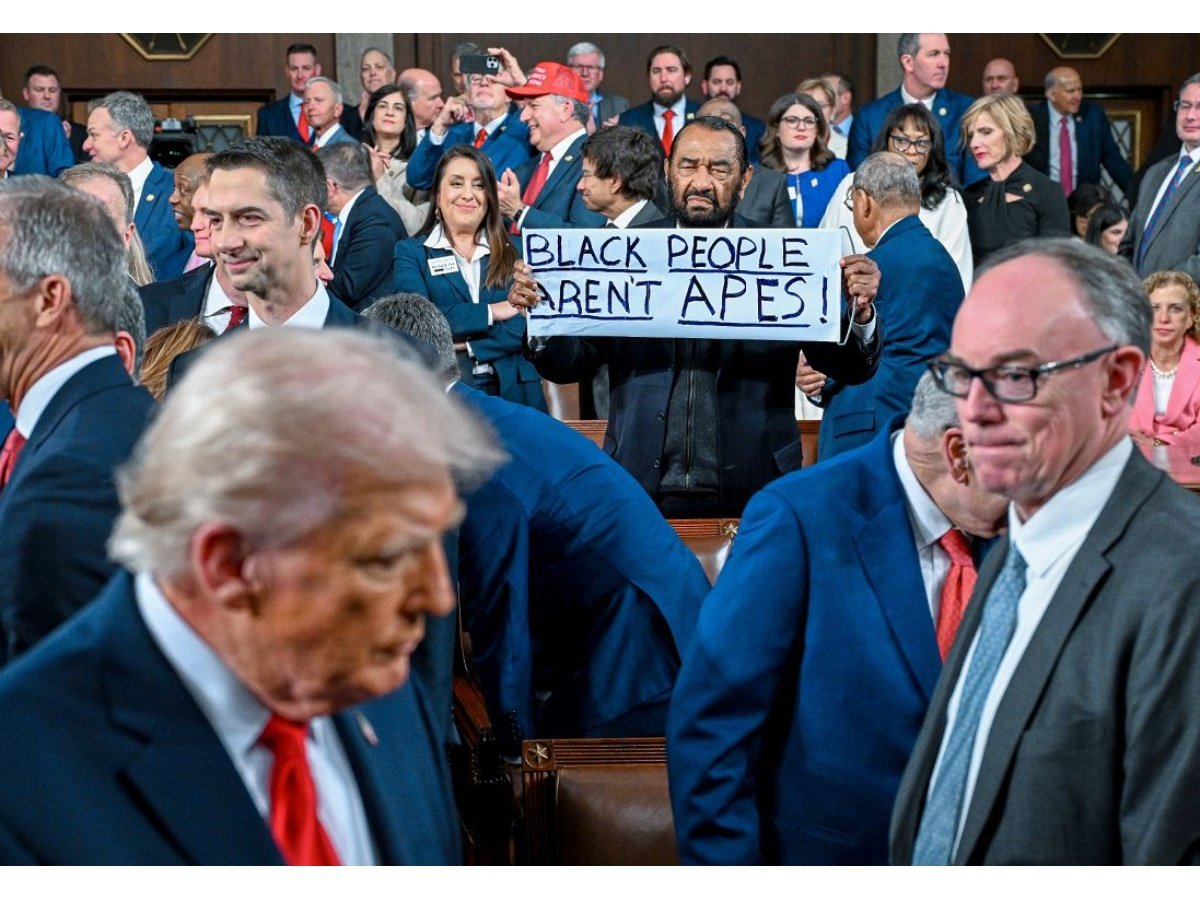 Tensión en el Congreso de EE. UU.: expulsan a congresista por protesta antirracista y críticas al discurso de Trump