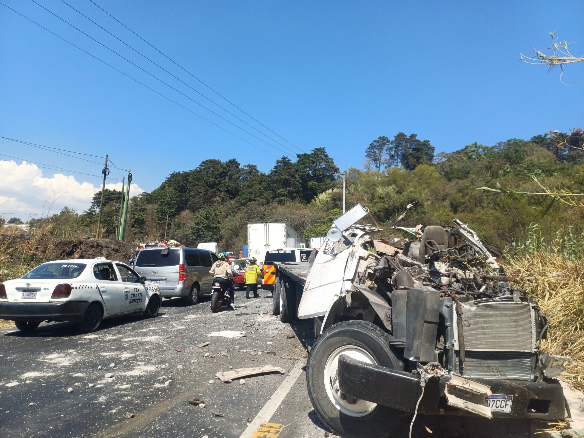 Accidentes de tránsito en Guatemala aumentan: transporte pesado concentra incidentes en rutas clave