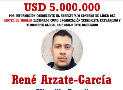 Estados Unidos ofrece recompensa de US$10 millones por ‘La Rana’ y ‘Aquiles’, operadores clave del Cartel de Sinaloa