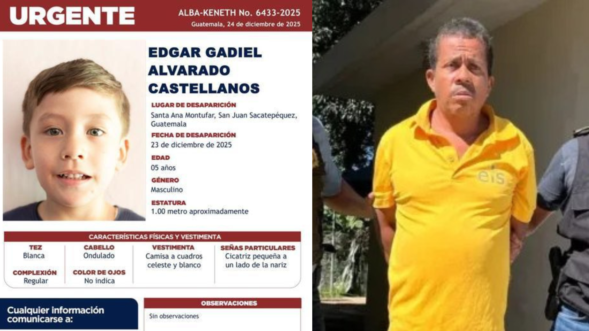 Caso Édgar Gadiel Alvarado: proceso por asesinato tras nueva acusación contra Marvin González